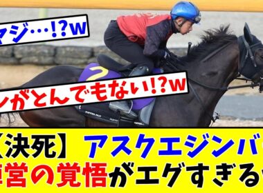 【日本ダービー】【決死】アスクエジンバラ、陣営の覚悟がエグすぎるwww
