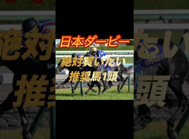 日本ダービー2026 絶対買いたい推奨馬1頭紹介