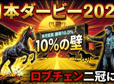 日本ダービー2026 皐月賞馬を阻む10%の壁#日本ダービー#日本ダービー2026#東京優駿#東京競馬場#ロブチェン#リアライズシリウス#ライヒスアドラー#フォルテアンジェロ#アウダーシア