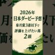 【2026年 日本ダービー予想】皐月賞3着以下で評価を上げたい馬2頭#日本ダービー2026 #日本ダービー予想 #東京優駿 #皐月賞組 #競馬予想 #JRA #東京競馬場