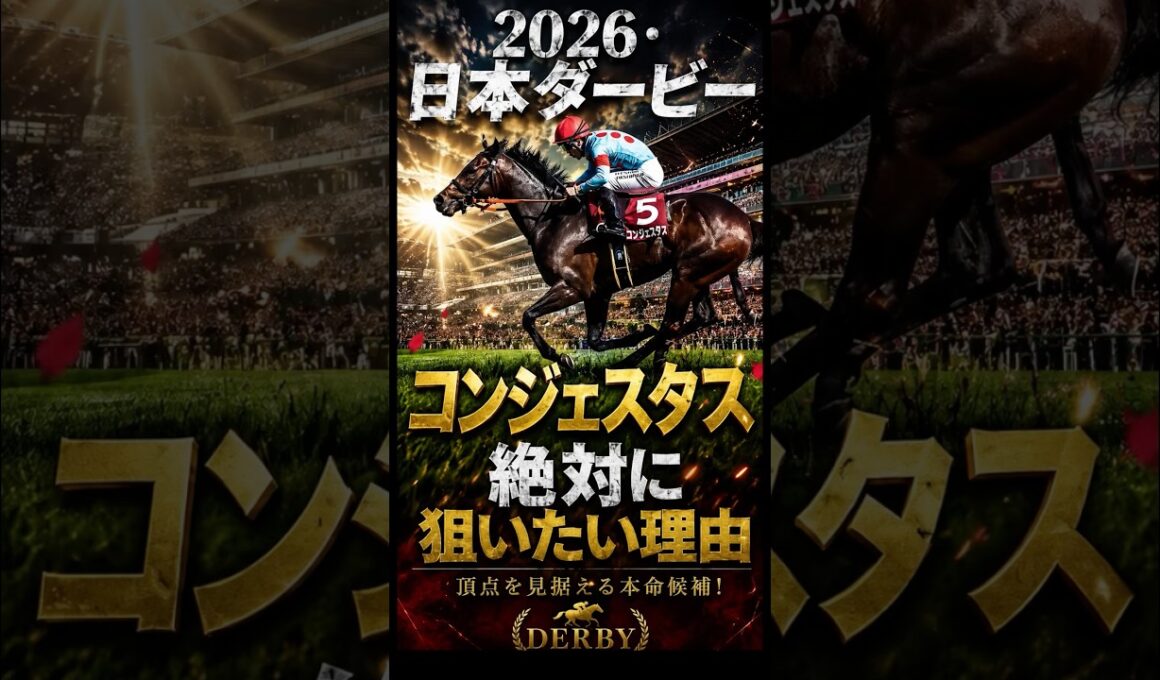 【日本ダービー】6板人気想定"コンジェスタス"狙いたい理由を解説#競馬 #競馬予想 #中央競馬予想 #日本ダービー #東京優駿