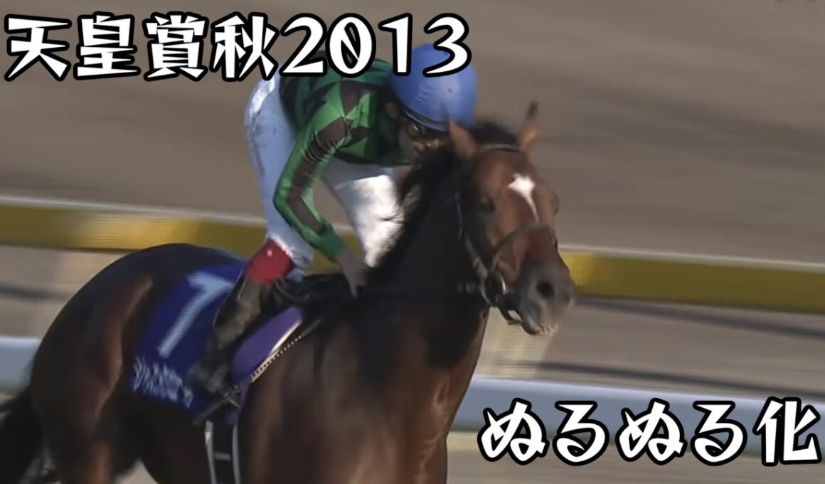 ジャスタウェイ 天皇賞秋 2013 ぬるぬる化で見よう conv to 60fps