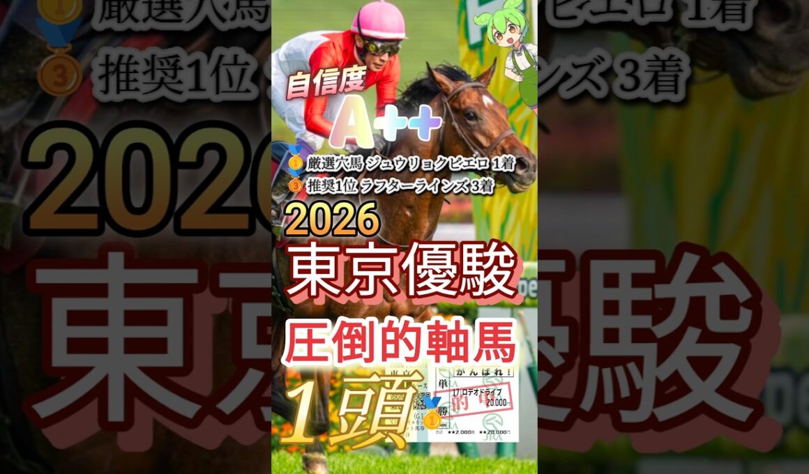 日本ダービー 自信度A++ 圧倒的軸馬1頭 ゴーイントゥスカイ