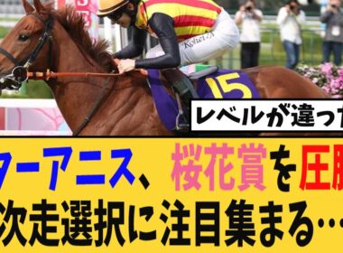 【桜花賞】スターアニス、桜花賞を圧勝し世代最強へ！！次走選択に注目集まる…【競馬反応集】