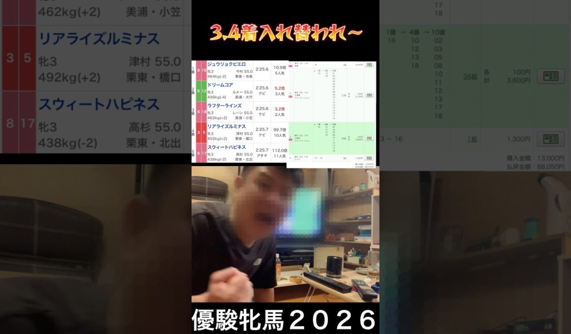 オークスではジュウリョクピエロ大本命！2週連続的中なるか！？ #競馬 #ジュウリョクピエロ #オークス #日本ダービー