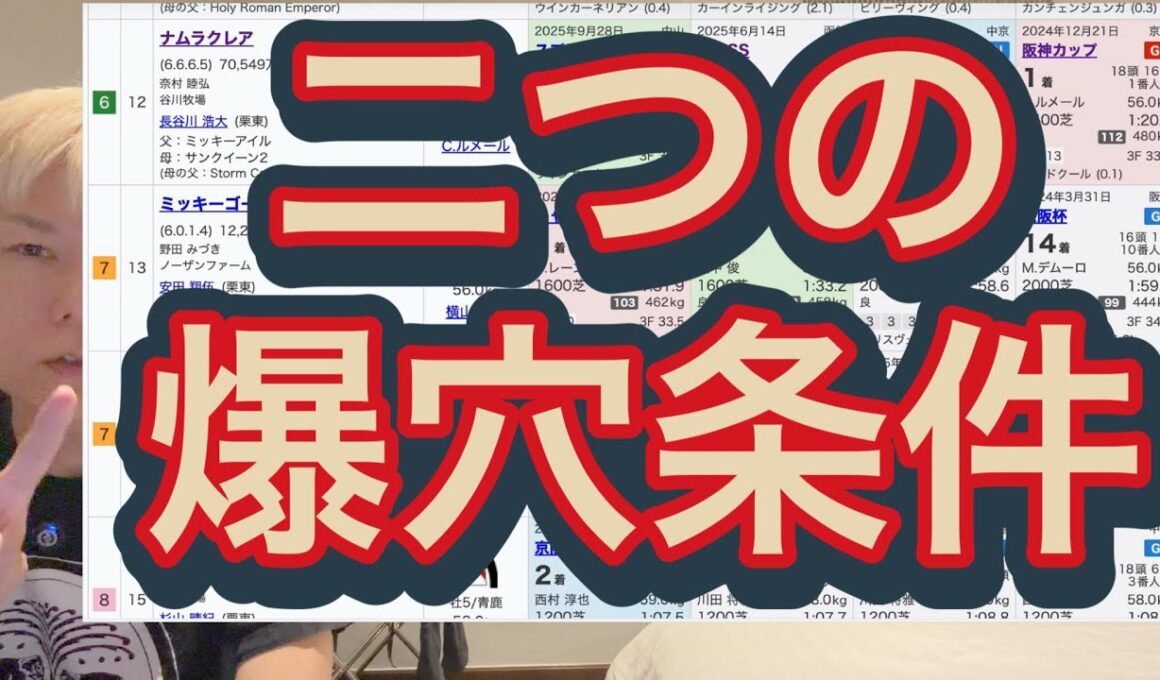 【ホープフルSと阪神Cの競馬予想】昨年14万円を的中させた方法