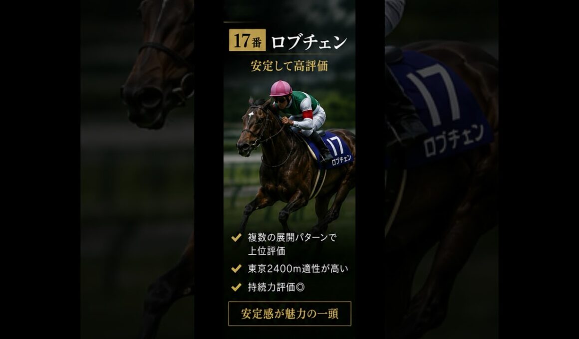 日本ダービー2026をAIシミュレーション。#日本ダービー#東京優駿#競馬分析#AI競馬分析#競馬考察#競馬データ#競馬研究#JRA