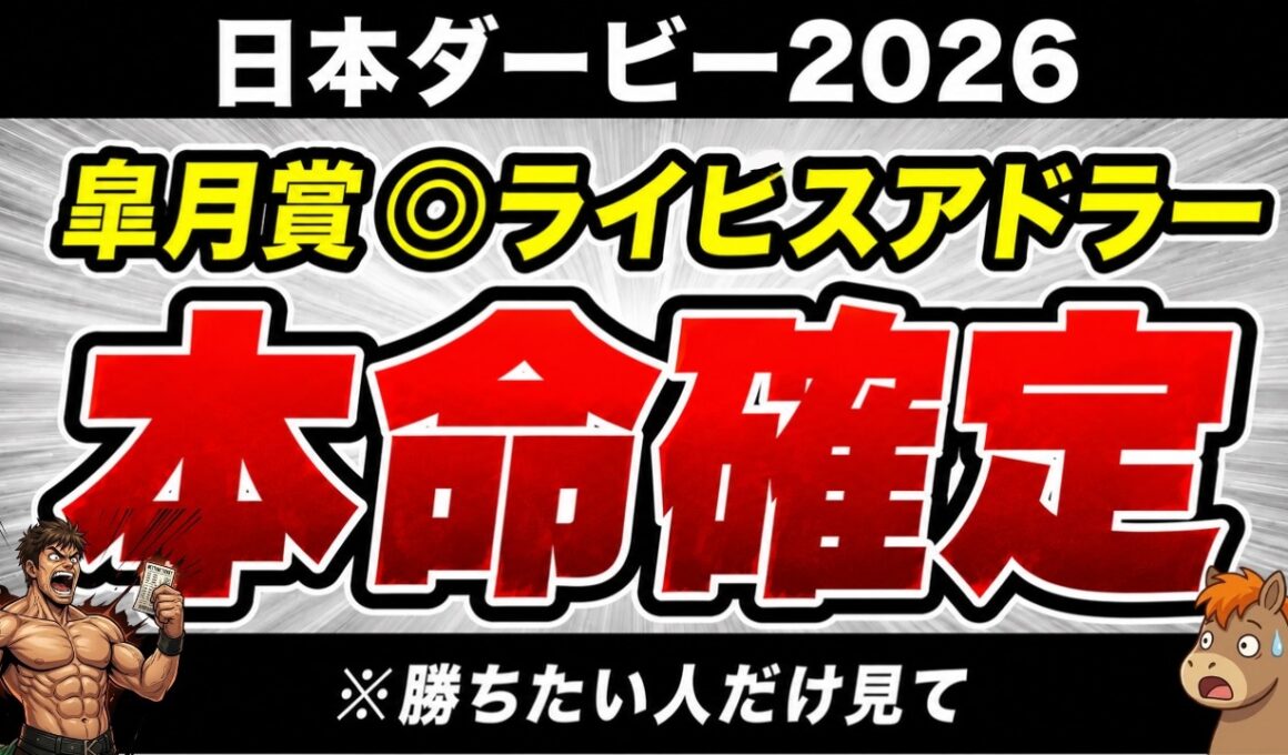 【日本ダービー2026】最終予想 / 単勝147％・複勝130%の予想家が語る#日本ダービー#東京優駿#競馬予想#本命予想