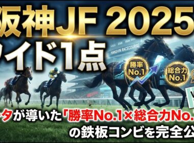 【阪神JF 2025】結論はワイド1点。データが導いた「勝率No.1×総合力No.1」の鉄板コンビを完全公開！