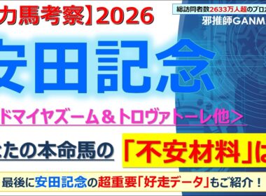 【安田記念2026 有力馬考察】アドマイヤズーム＆トロヴァトーレ他 人気馬6頭を徹底考察！