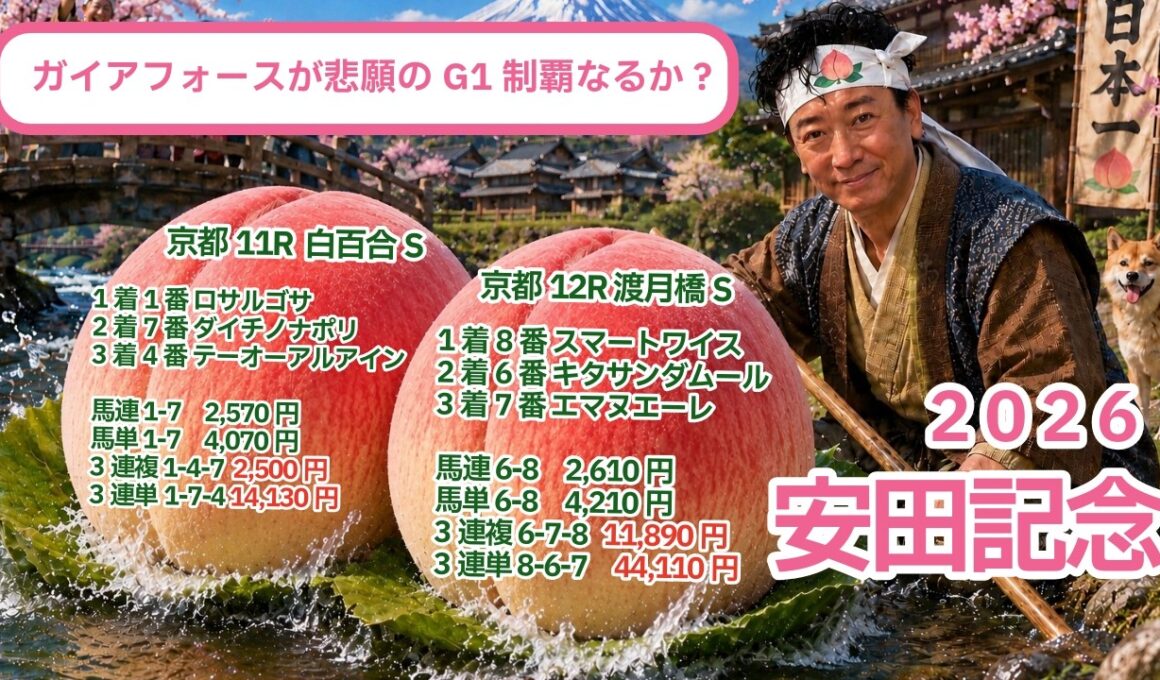 【教えてマスターQ&A・安田記念 2026】ガイアフォースが悲願のG1制覇なるか？
