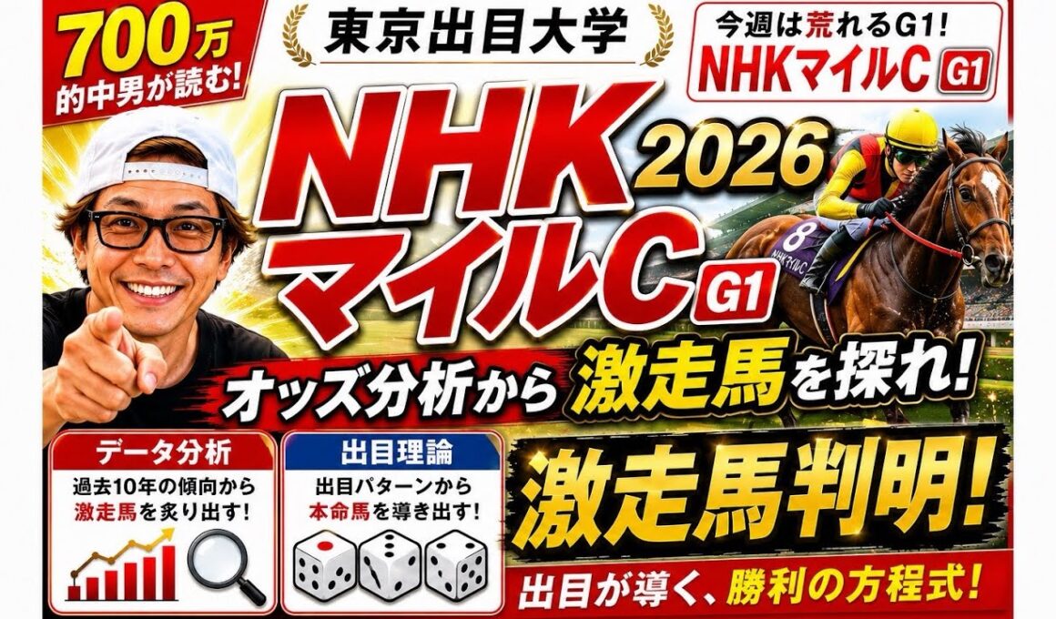 NHKマイルC2026を700万の男が徹底解析！