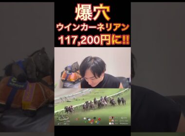 【スプリンターズS】爆穴ウインカーネリアン１着‼️117,000円買い目先出し的中🎯 #スプリンターズステークス#ウインカーネリアン#的中#先出し#宣言競馬#爆穴#穴馬