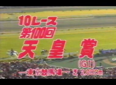 懐かしの「中央競馬ダイジェスト」1989年 天皇賞・秋 (再)