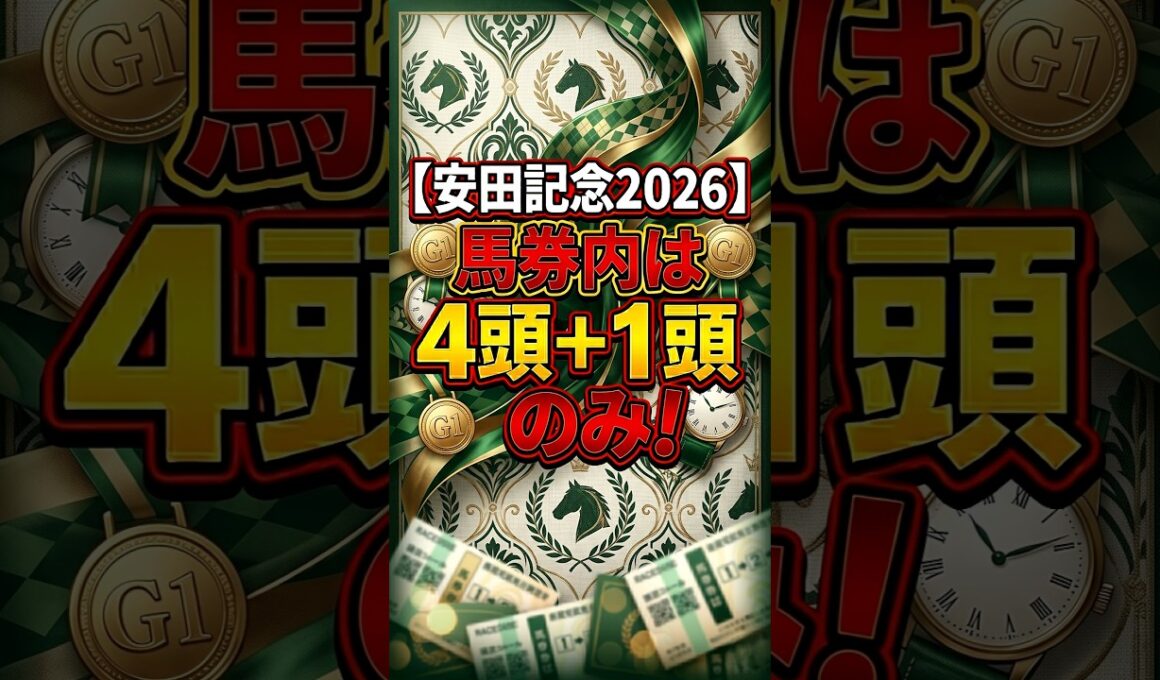 【安田記念】馬券内は4頭＋1頭のみ（データ分析）