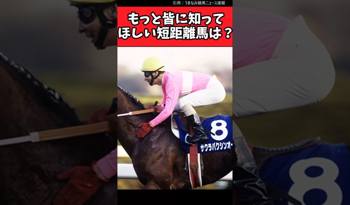 もっとみんなに知ってほしい短距離馬は？【競馬反応集】#JRA　#武豊　#安田記念