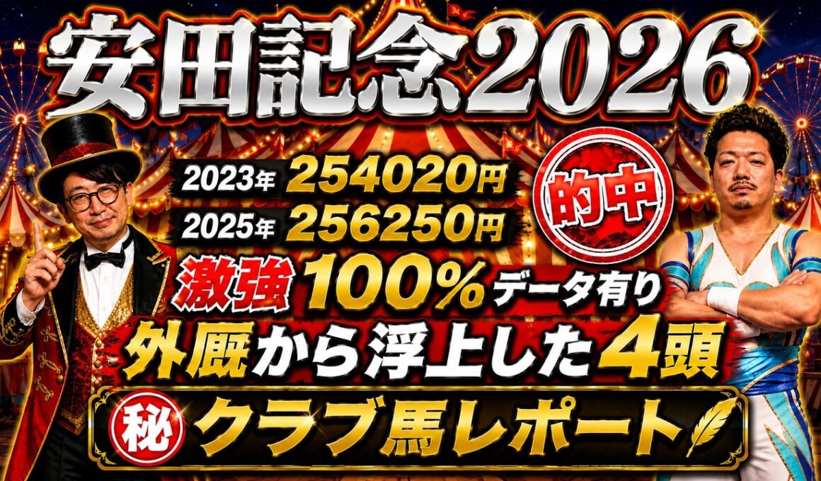 【安田記念2026】激強100％データから見えた勝ち馬教えます！外厩×㊙️クラブ馬レポート【春GⅠ 9戦7勝】