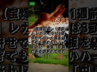 6/3｜競馬ニュース｜【宝塚記念・1週前】レガレイラは3頭併せでゴール板を過ぎても緩めないハードトレ　陣営「中身のある調教ができた」 #Shorts