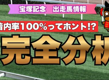 3着内率100％ってホント！？ "穴馬” 完全分析【宝塚記念 2026 出走馬情報】
