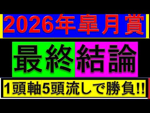 2026年 皐月賞 最終結論【この6頭しか考えられない】
