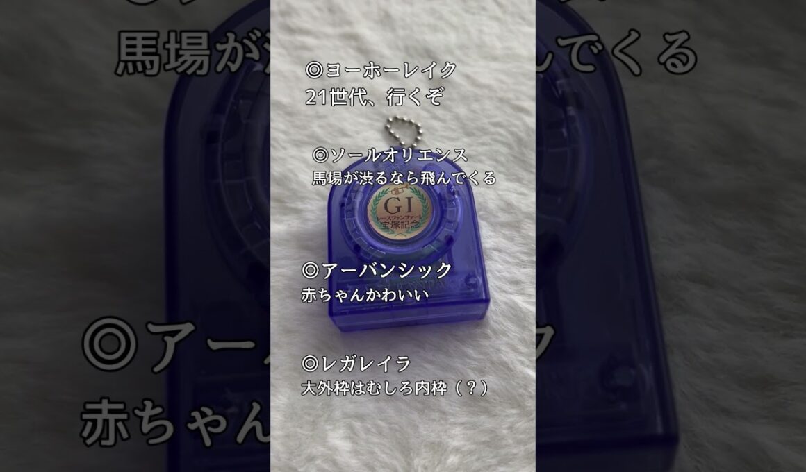 【宝塚記念2025】宝塚記念のファンファーレBIG LOVE________  #ヘラヘラ四天王 #主婦 #競馬 #ガチャガチャ #ファンファーレ