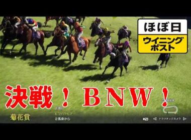 ＜ほぼ日ウイニングポスト＞BNW決戦！＜菊花賞＞他1993年１０月４週＃036