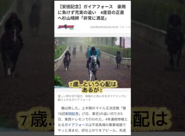武　豊騎手が安田記念に参戦！【競馬おばあ】　ガイアフォース７歳でも大丈夫？　 #競馬 #競馬予想 #60歳代