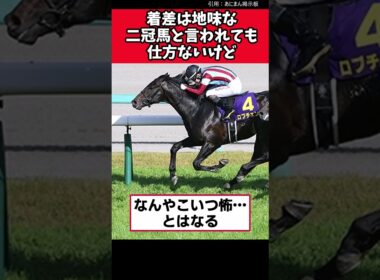 着差は地味な二冠馬と言われても仕方ないけど【競馬反応集】　＃ロブチェン　＃日本ダービー　＃菊花賞