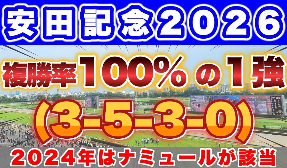 【安田記念2026】一昨年は4人気 ナミュールが該当して2着🎯