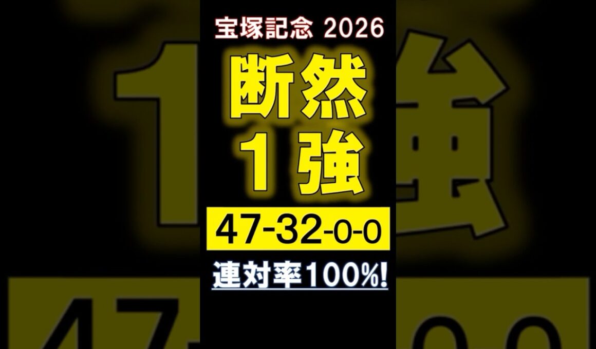 【 宝塚記念 2026 】 断然１強！ #競馬 #宝塚記念 #shorts
