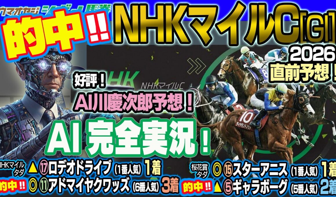 【#的中】【NHKマイルカップ 2026】♯191 ウマオヤジ予想！2026.5.10 ON AIR　#NHKマイルカップ 2026