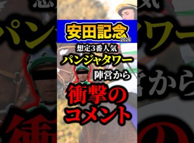 パンジャタワー大丈夫か？ #shorts #安田記念 #競馬