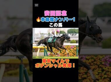 【安田記念2026】本命度ナンバー1はこの馬🔥東京マイルでポテンシャル発揮！