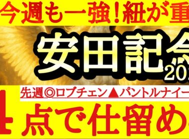 【安田記念2026】最終予想！！◎はこのメンバーでは格が違う！この馬一択だ