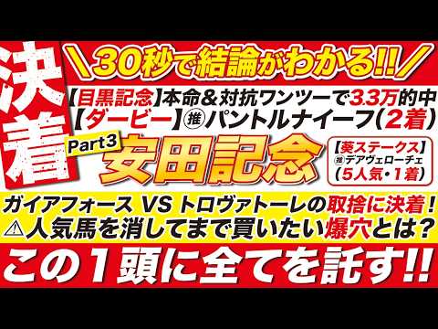 🎯30秒で全てわかる→【安田記念2026予想】ガイアフォース VS トロヴァトーレの取捨に結論！⚠人気馬を消してまで買いたい爆穴とは？この１頭に全てを託す！