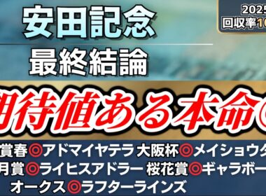 【安田記念2026】最も魅力を感じたのはこの馬◎【最終結論】