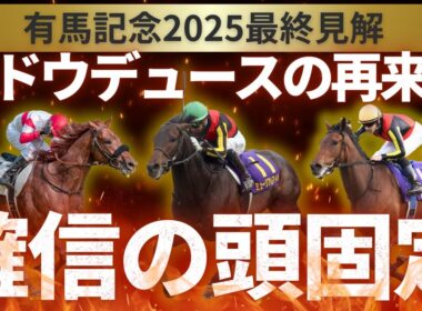 【有馬記念】人生で一番の自信！頭固定！確信の最後見解！
