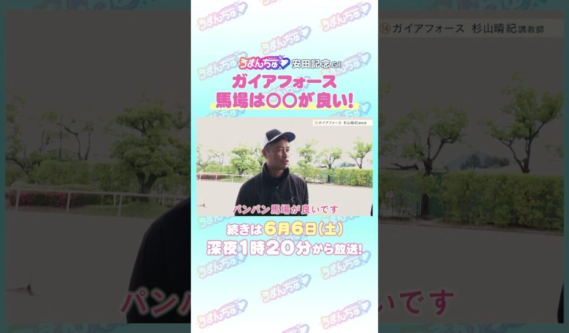 安田記念 GⅠ トレセン直撃取材！ #競馬 #安田記念 #ガイアフォース #杉山晴紀 調教師
