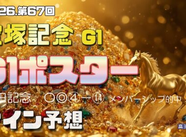 【2026　宝塚記念】　G1ポスター考察