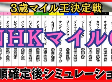 【NHKマイルカップ2026】枠順確定後シミュレーション 世代最速、その称号を奪い取れ。ダイヤモンドノットは4枠7番、カヴァレリッツォは2枠4番に確定