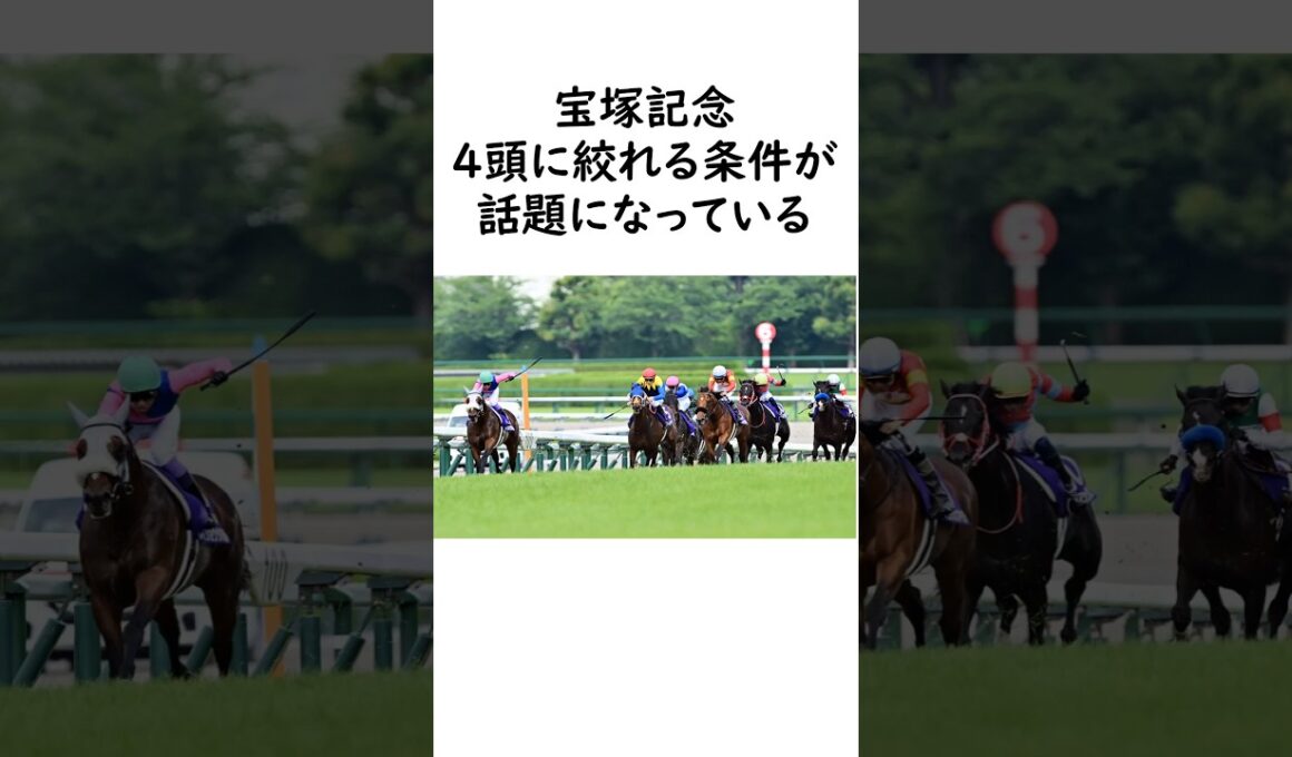 宝塚記念2026 実質４頭立てのデータが話題に #競馬 #競馬予想 #中央競馬予想