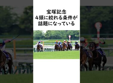 宝塚記念2026 実質４頭立てのデータが話題に #競馬 #競馬予想 #中央競馬予想