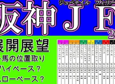 阪神ジュベナイルフィリーズ2025展開展望！ハイペース予想は幻想？アランカールの位置取りが勝敗の左右が決まる！