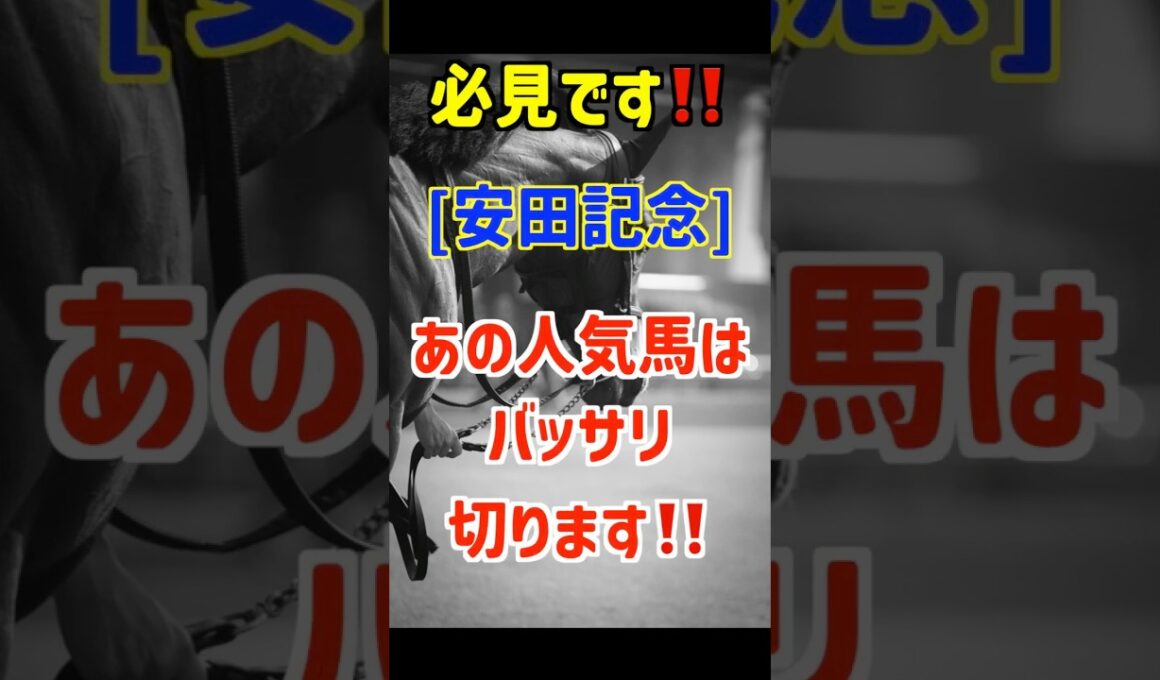 【安田記念2026 予想】パンジャタワーは買いません