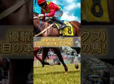 【GⅠ 優駿牝馬(オークス)2026】本命はこの馬！🏇