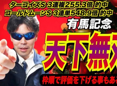 【有馬記念2025】天下無双！！枠順で評価を下げる事もあるが…【競馬予想/全頭診断】