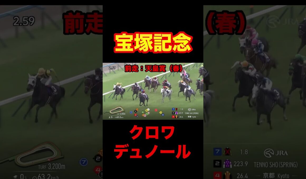 宝塚記念 クロワデュノール