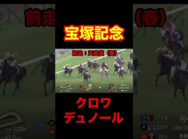 宝塚記念 クロワデュノール