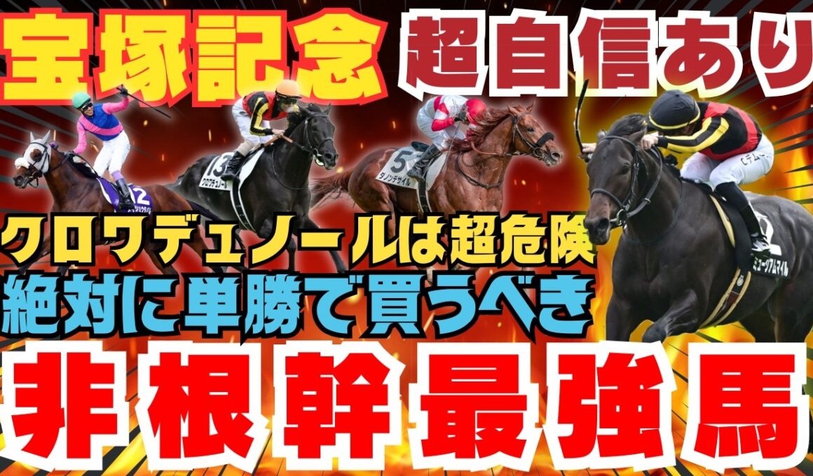 【宝塚記念】勝ちます。人生一番自信あり