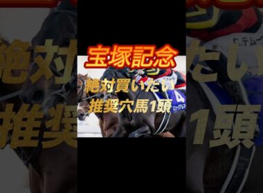 宝塚記念2026 絶対買いたい推奨穴馬1頭紹介